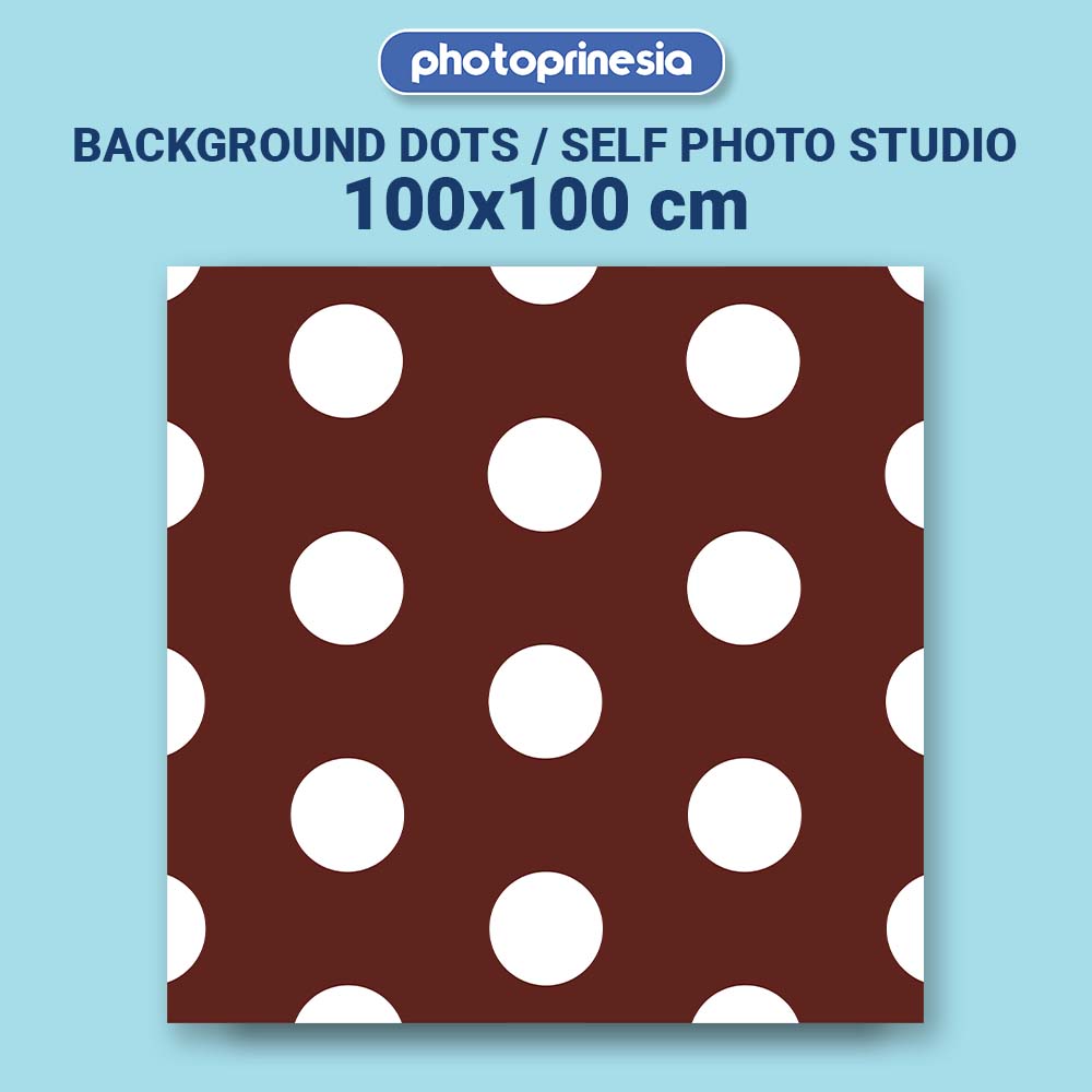 Background Dots 0COVER 100x100 coklat
